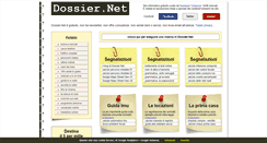 Desktop Screenshot of dossier.net