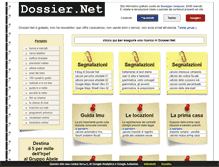 Tablet Screenshot of dossier.net