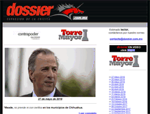 Tablet Screenshot of dossier.com.mx